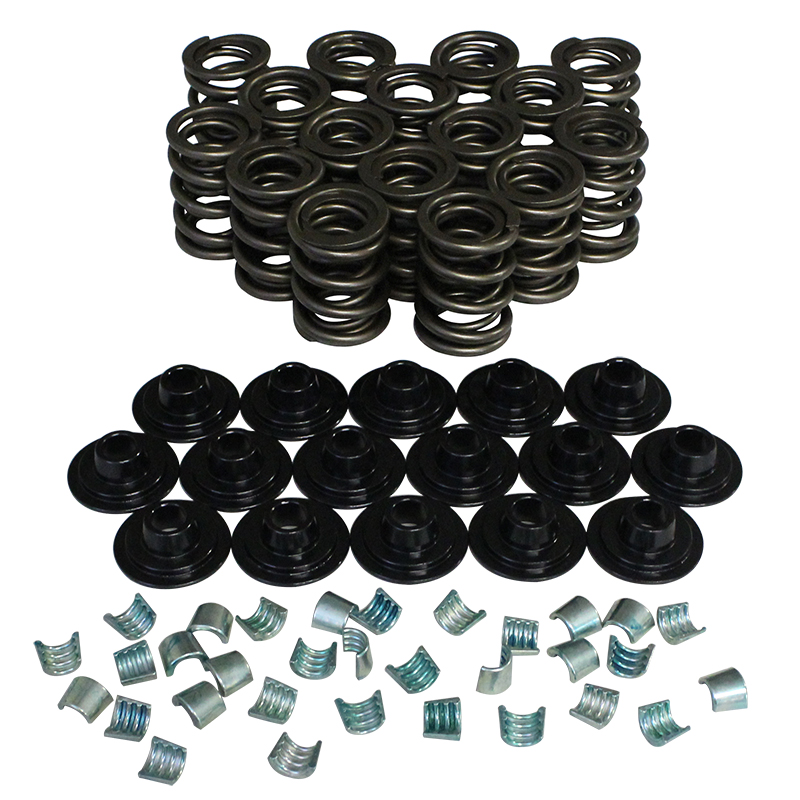 Performance Dual Valve Spring & Retainer Kit; 1.465 10 Degree Howards
